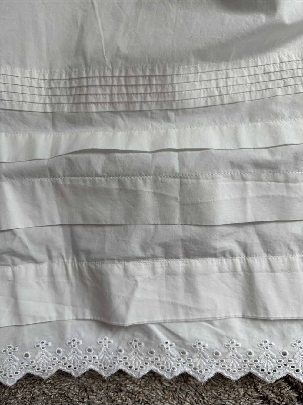 Quince 100% organic cotton Poplin Pintuck maxi skirt - NWOT - Picture 6 of 8
